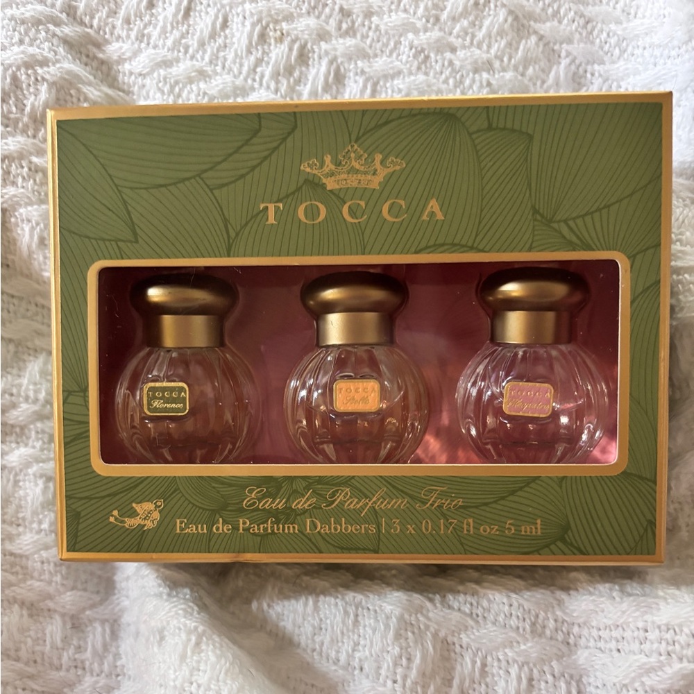 Tocca Eau de Parfum Trio - Gold and Pink Bottles
